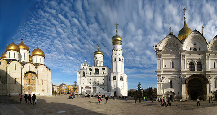 The Moscow Kremlin Cathedral Square